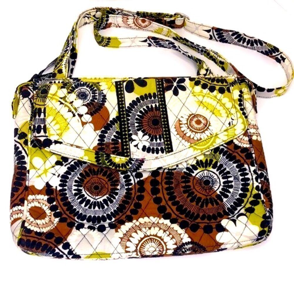 Vera Bradley Crossbody Laptop Bag, Cocoa Moss Fall 2013